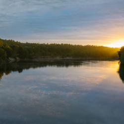Merrimack River Outdoor Education and Conservation Area at sunrise