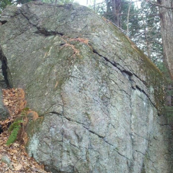 Granite rocks on Colby Hill.