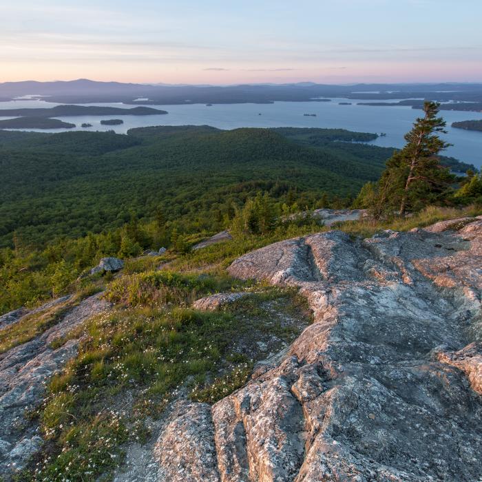 A view from the summit of Mount Major.