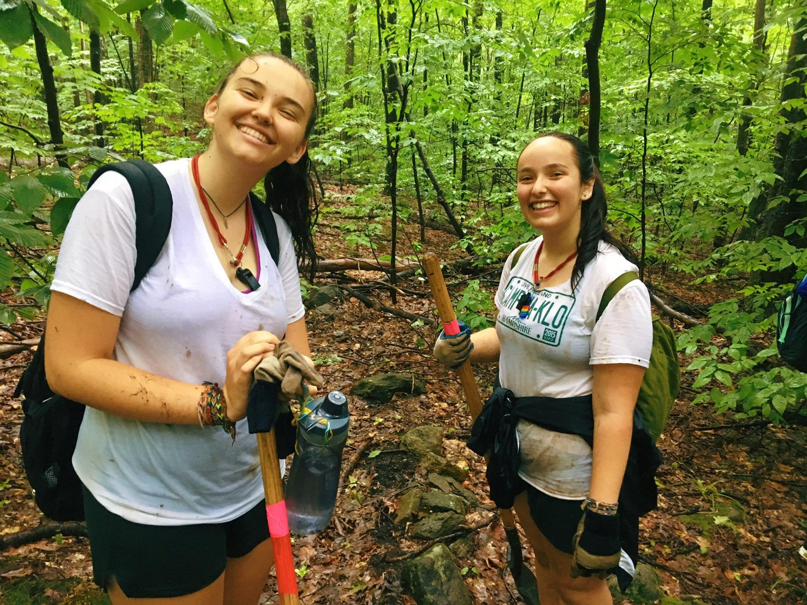 Volunteer smiles! Photo by Carrie Deegan