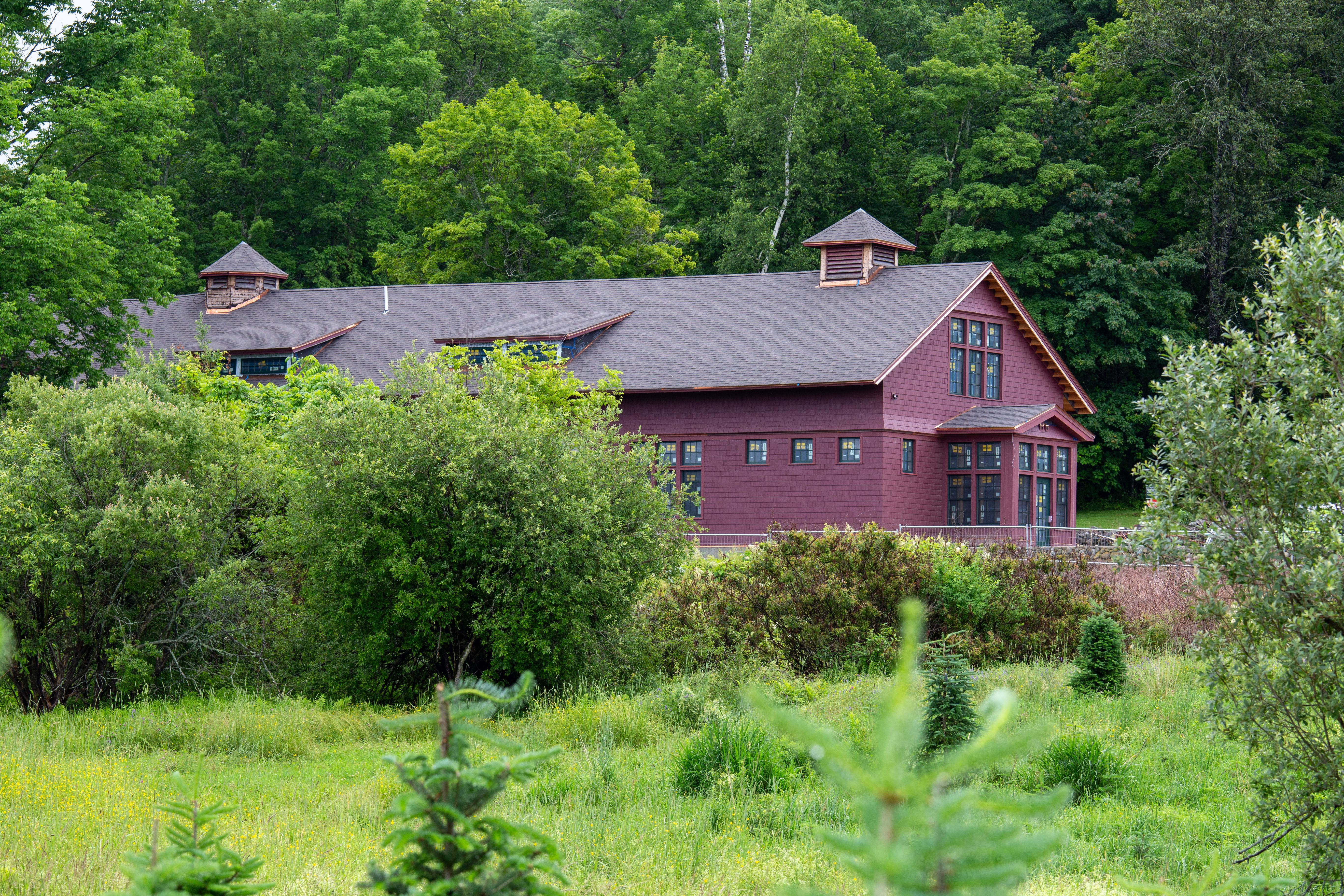 A view of the Carriage Barn under construction this summer.