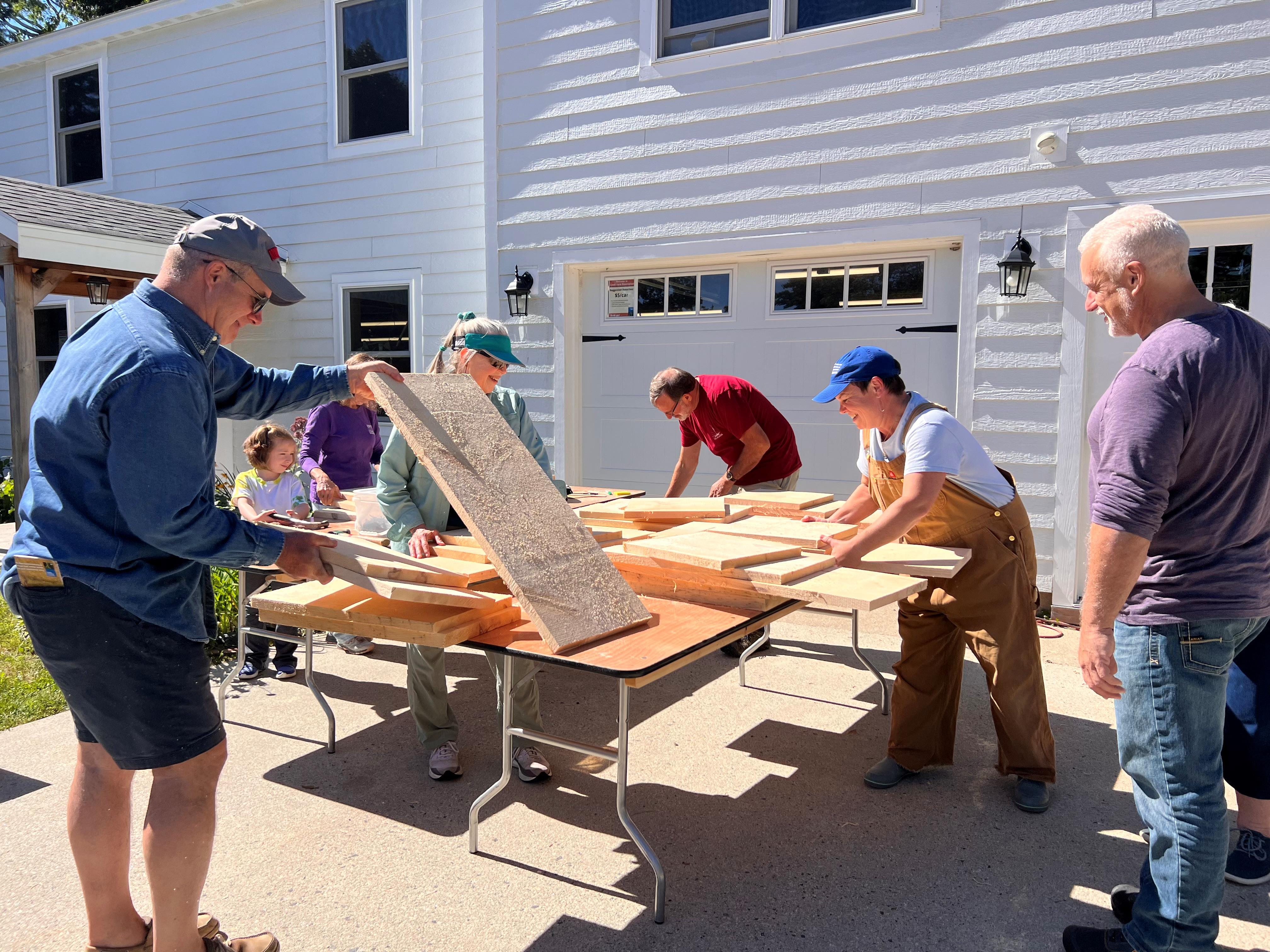 Community Owl Box Building