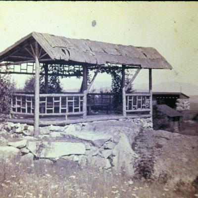 The bluebird summer house.