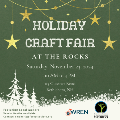 A flyer advertising the holiday craft fair.