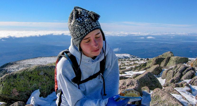 From her starting point at the Katahdin Stream Campground, Emily Lord gained 4,162 feet in just 5.3 miles when she tackled Maine's Mount Katahdin on her first hike. It took her a while to appreciate the accomplishment.