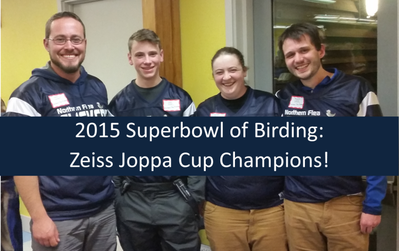 Northern Flea Flickers - Superbowl of Birding Champions 2015